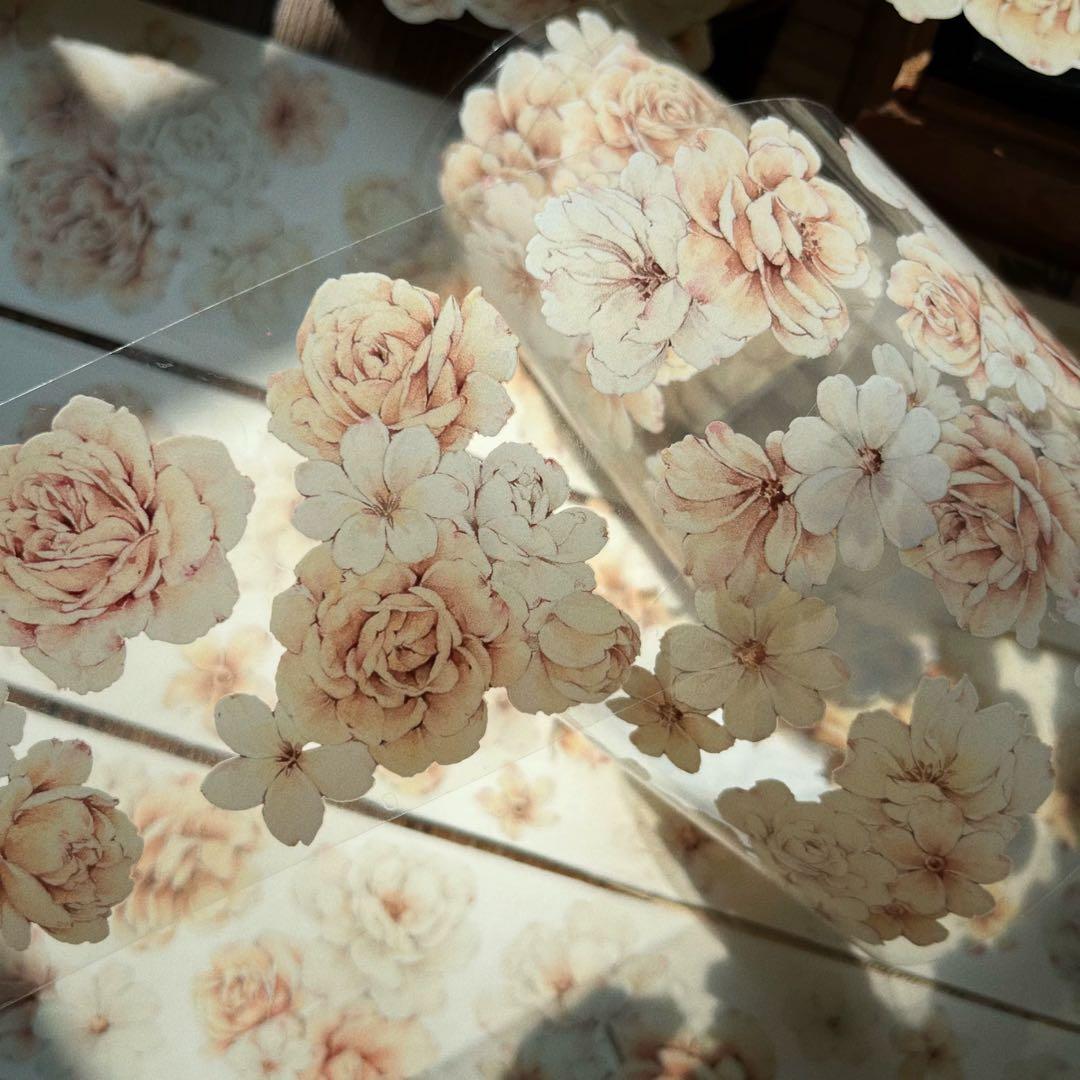 ⭐️SALE⭐️ 壹洱原创《花夕语》海外マスキングテープ　マステ 【2159】