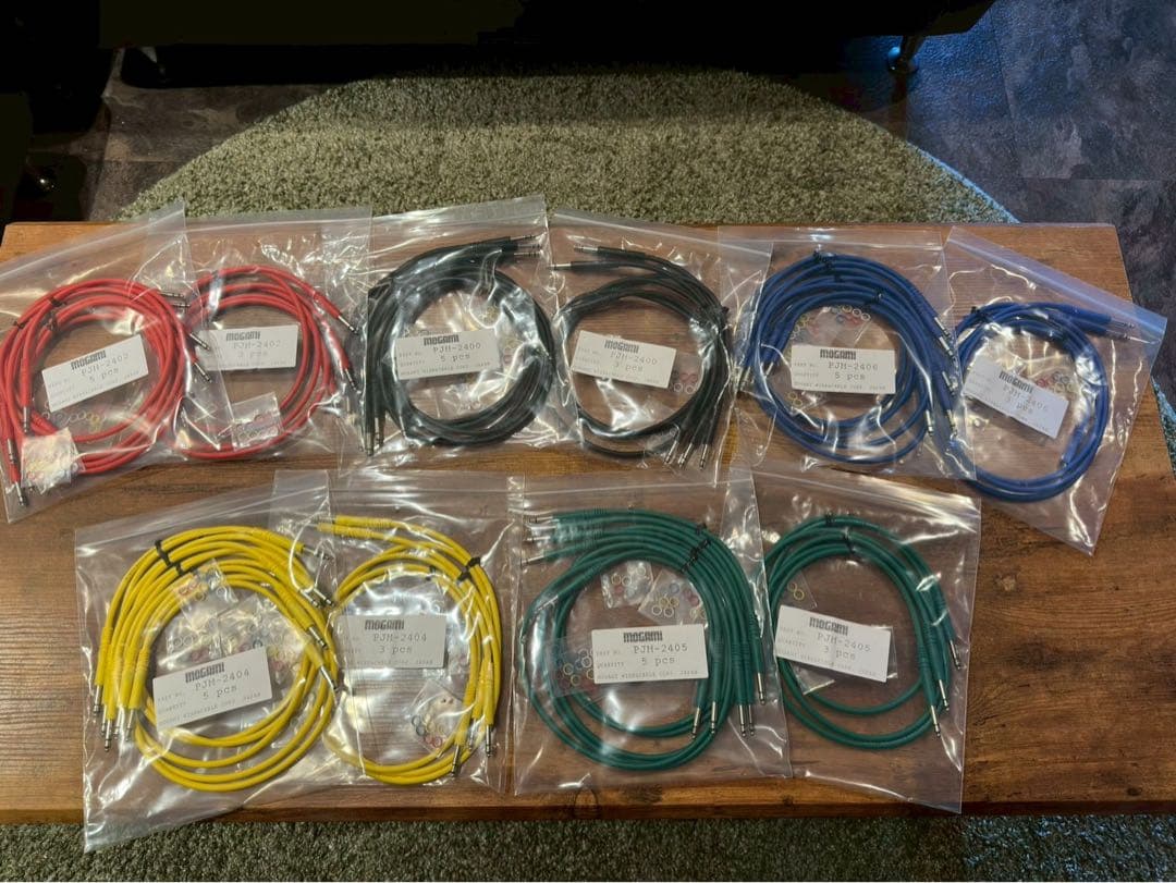 MOGAMI PJM36 ケーブルセット 40本　5色