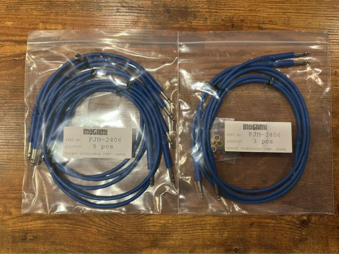 MOGAMI PJM36 ケーブルセット 40本　5色