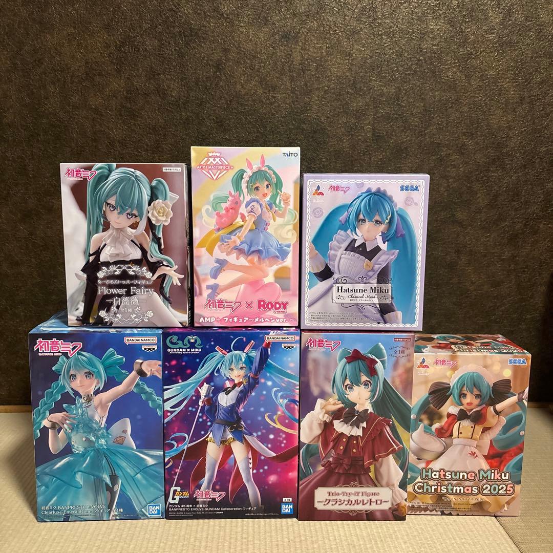 【初音ミク】フィギュア 7体セット