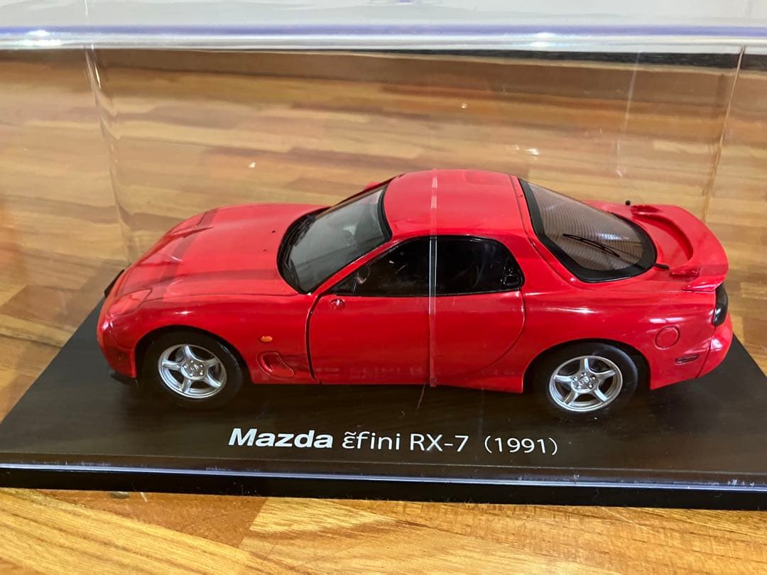 1/24 国産名車コレクション　RX-7 FC白、FD赤、RX-8赤 3台セット