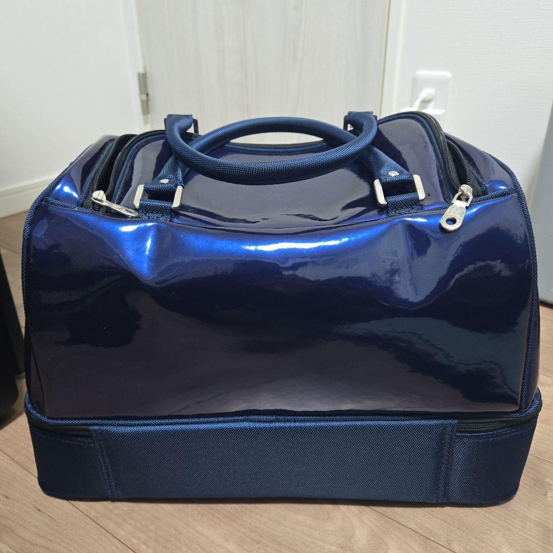 限定品★Munsingwear エナメル ゴルフバッグ ネイビー