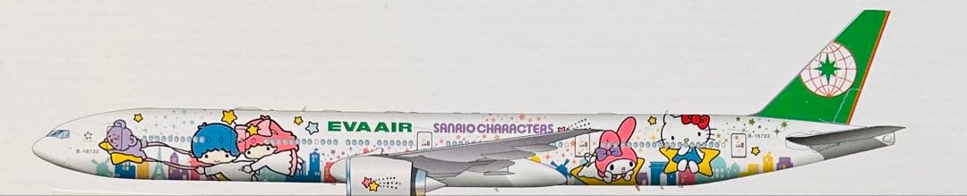 新品 未使用EVA AIR ハローキティ 1/200モデル