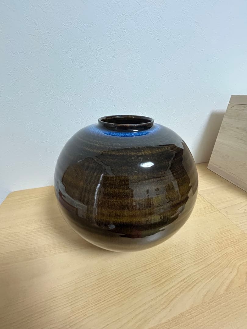 萩焼 小松健 花瓶 壺 陶器 花器