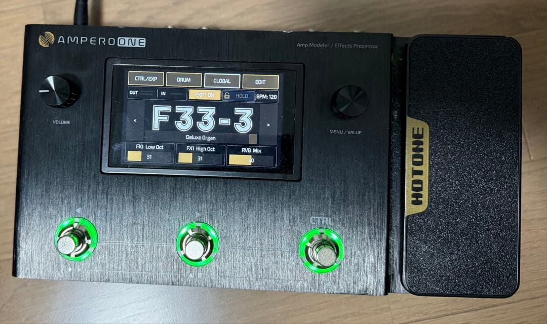 Hotone Ampero One ギターエフェクター