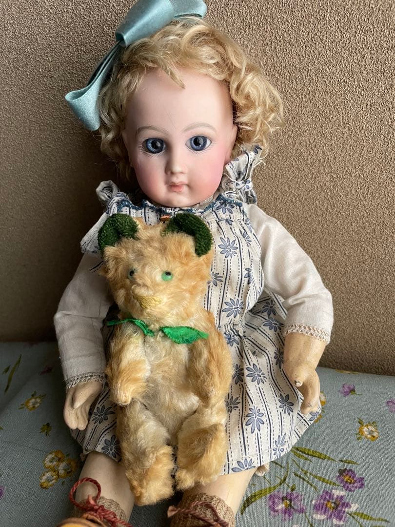 ジュモー　難あり　ビスクドール　アンティーク