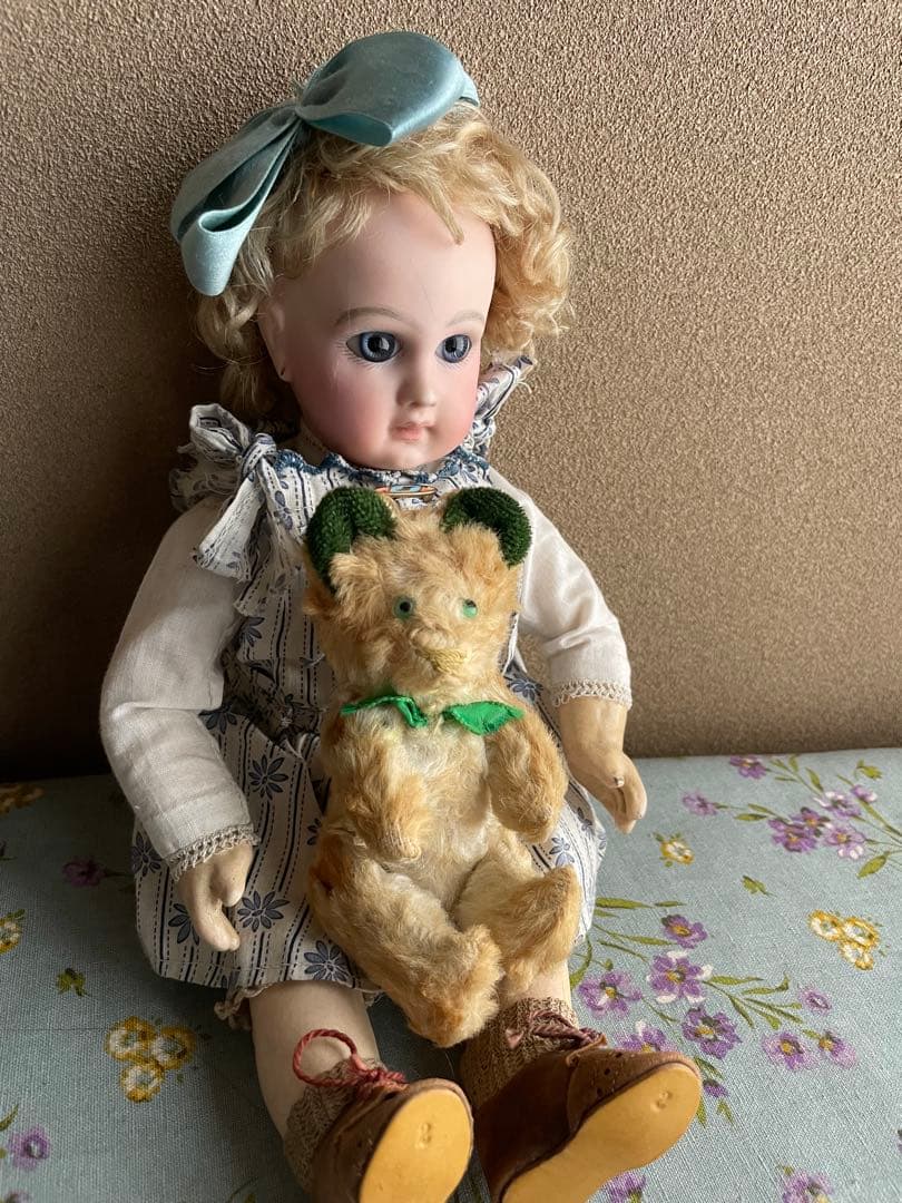 ジュモー　難あり　ビスクドール　アンティーク