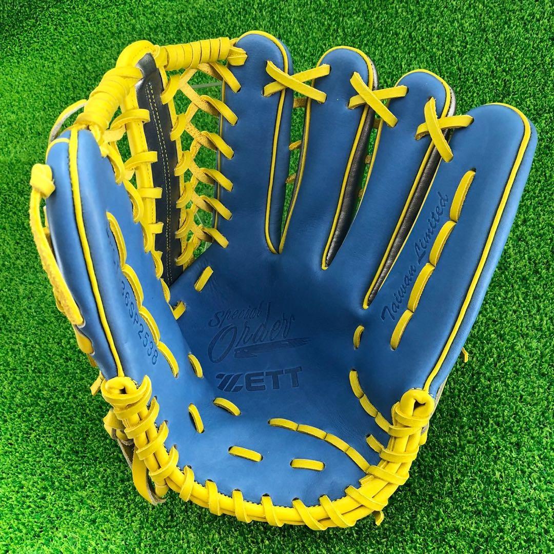 ゼット ZETT 外野用 硬式グローブ グラブ 右投げ 海外 kt532