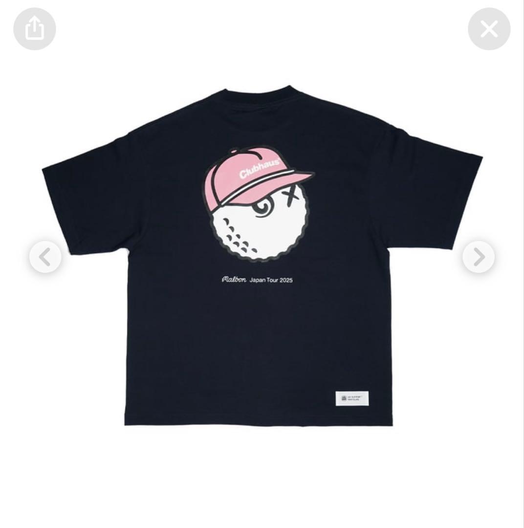 Malbon x Clubhaus コラボ　モックネックTシャツ Lサイズ 新品