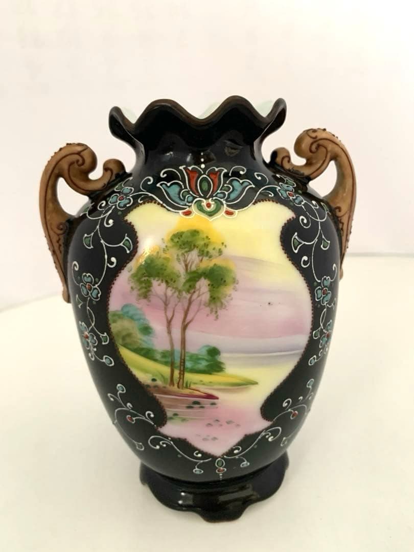 オールドノリタケ　花瓶　送料込み