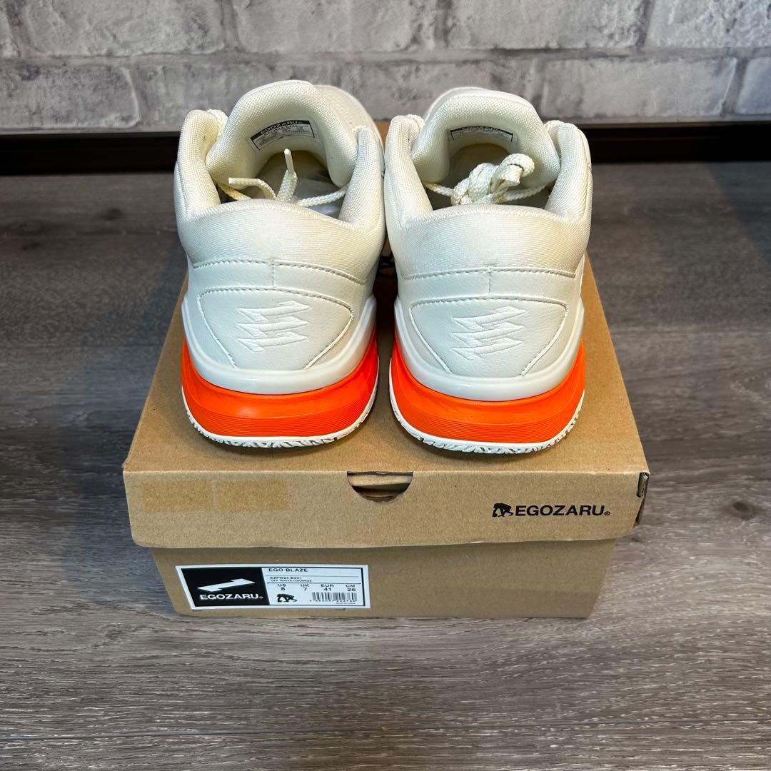 【26.0cm】EGO BLAZE OFF WHITE×ORANGE