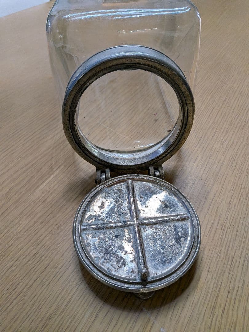 アンティーク　昭和レトロ　駄菓子屋さんお菓子入れ