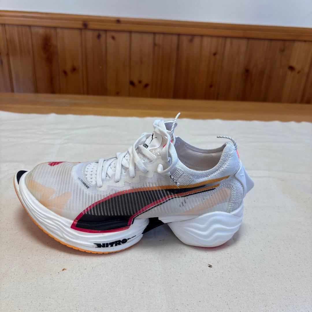 Puma NITORO ELITE 25㎝ スニーカー ホワイト/オレンジ