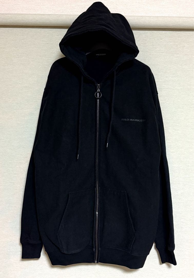 the GazettE ☆ 美品 LOGO HOODIE 18th ブラック刺繍