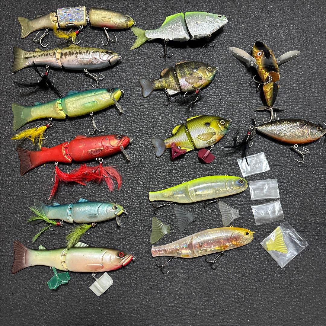 ［バス釣り引退セット］ビッグベイトルアー 12個セット