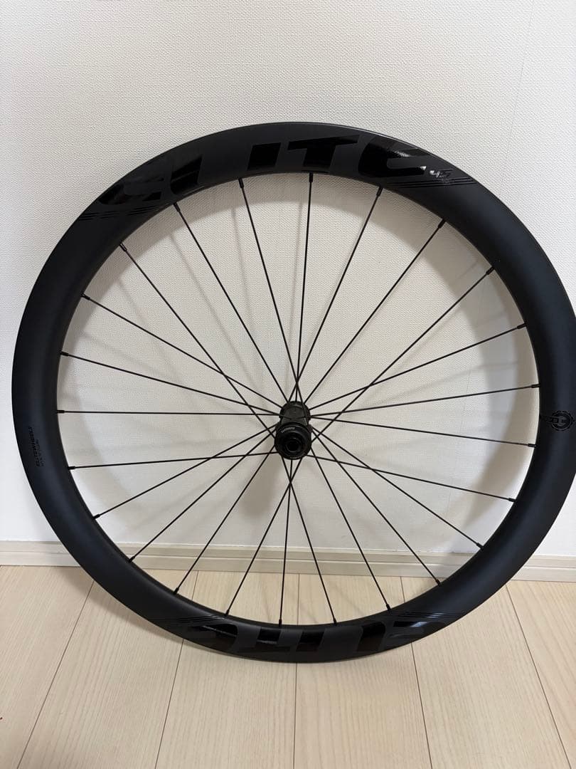 （ジャンク品）ELITEWHEELS EDGE-2.0 カーボンホイール45mm