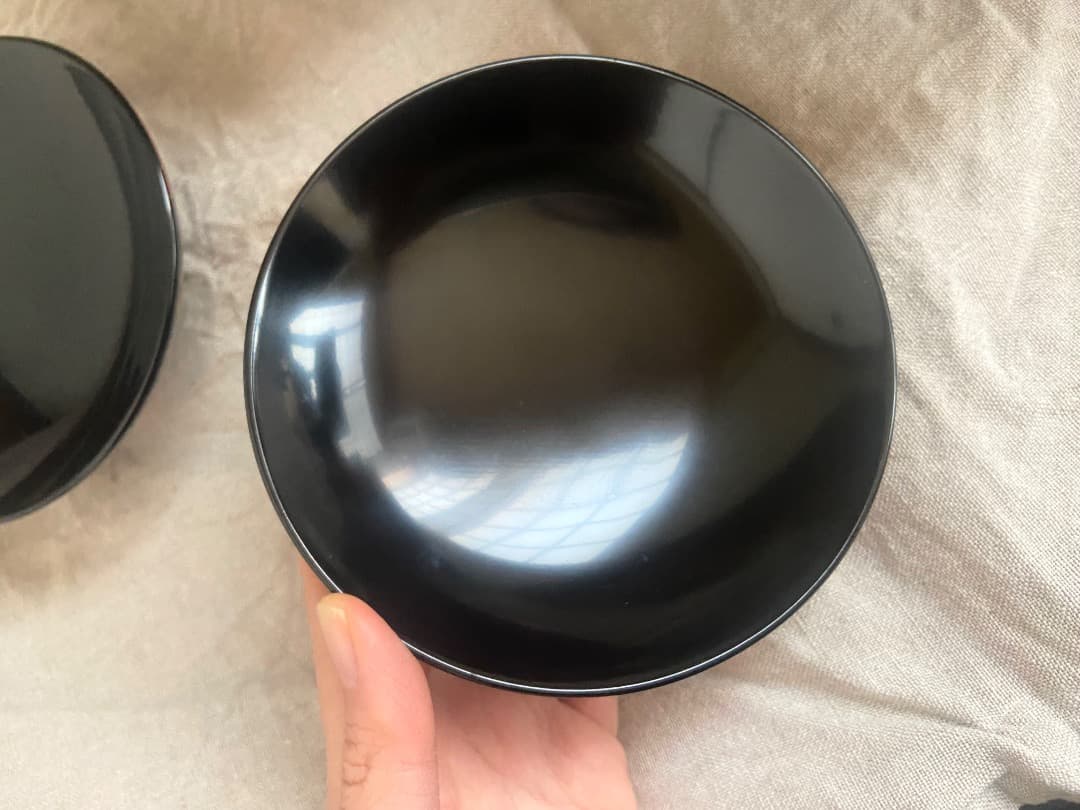 輪島塗 菊詰沈金花蒔絵 蓋付椀 2客 / 懐石椀・吸物椀・雑煮椀