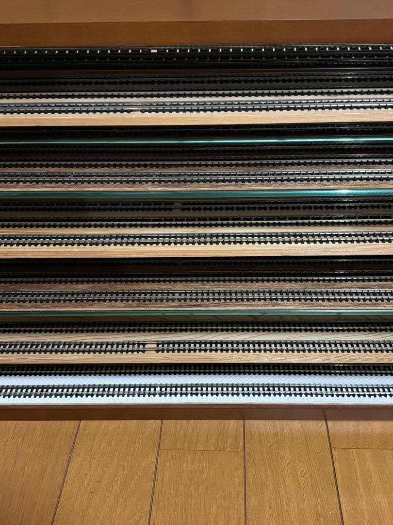 Nゲージ　棚　自作棚　BOX ケース　レール付き　DIY