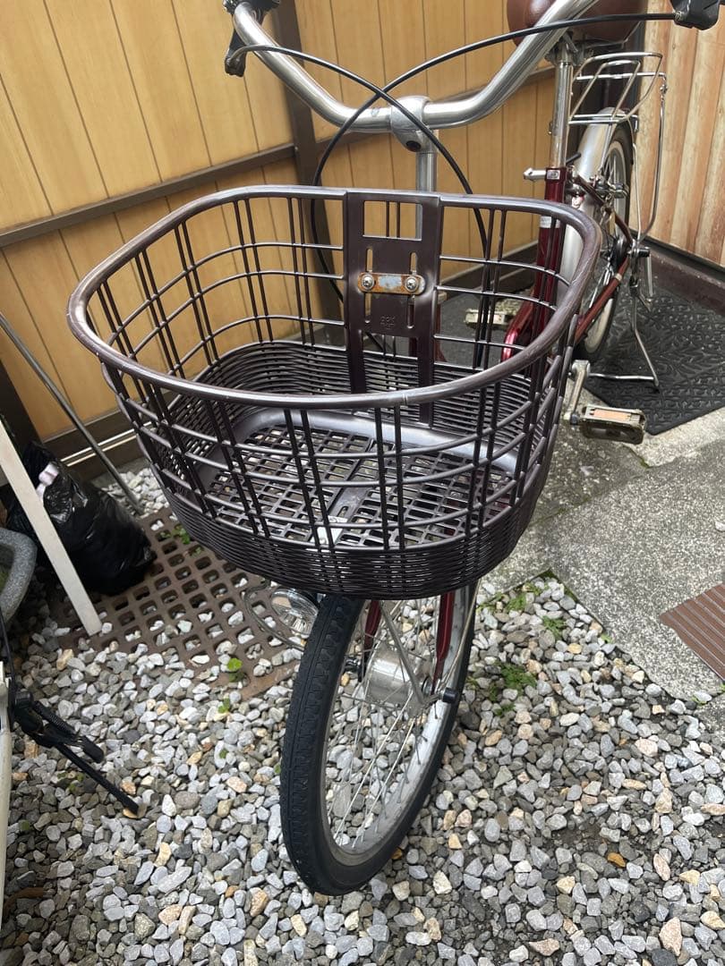 低床フレーム 高齢者 小柄な方Amourシティサイクル バーガンディ 20インチ