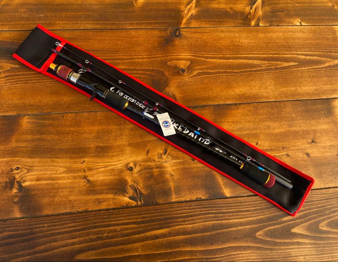 ジギングロッド　3ピースパックロッド　Fujiガイド タイラバ　カーボン　MH