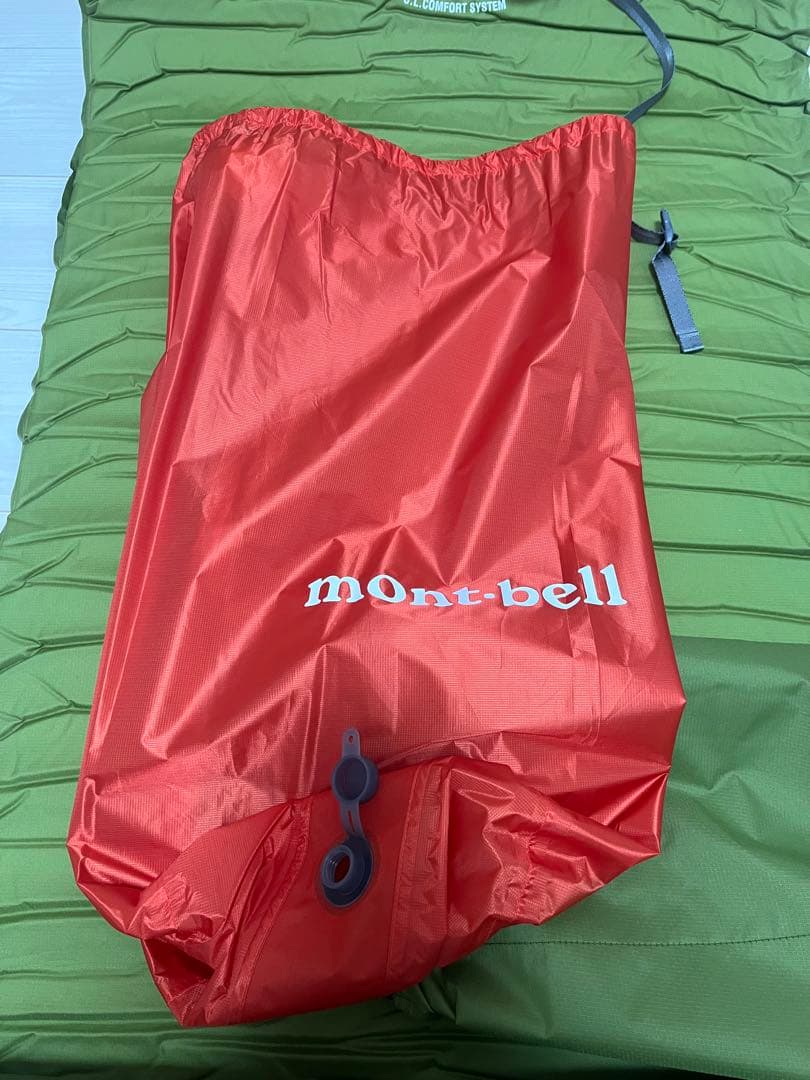 【美品・1回使用】モンベル CAMP PAD 50 180cm ポンプバッグ付き