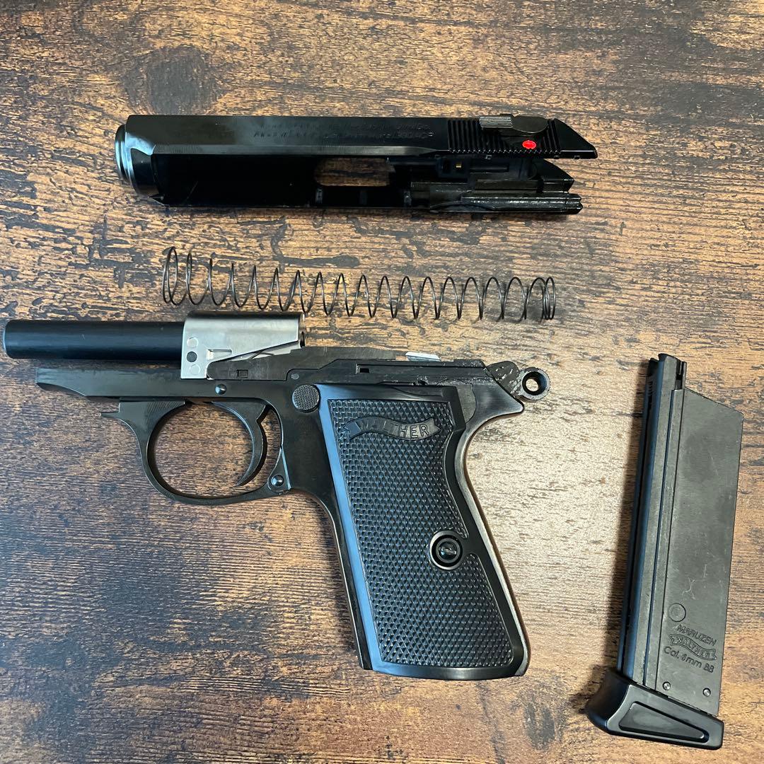 マルゼン ワルサー ニューPPK/S ブラックメタル+予備マガジン