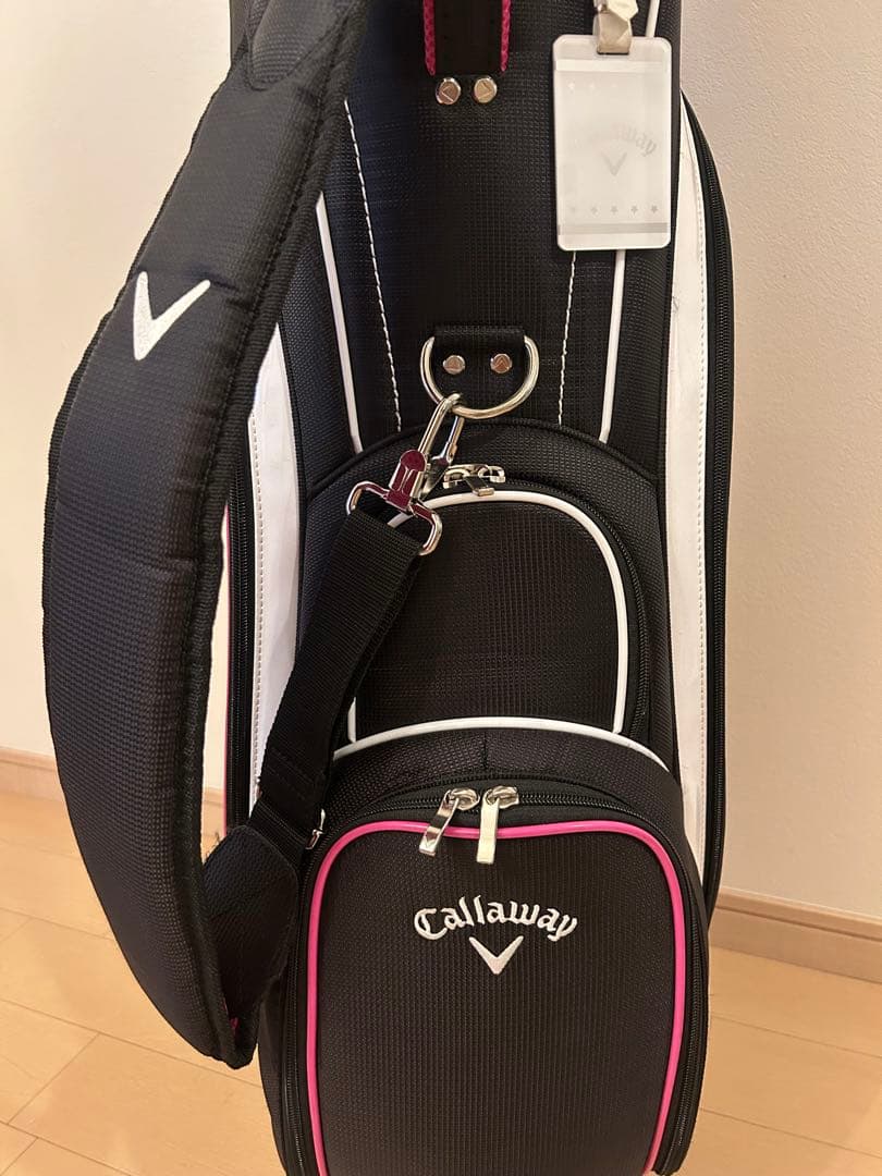 Callaway キャディバッグ 黒/白/ピンク