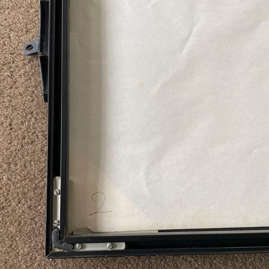 Ｔ*ｙ様 井上公三 夜の窓辺 シルクスクリーン 青ブルー 930cm x 660