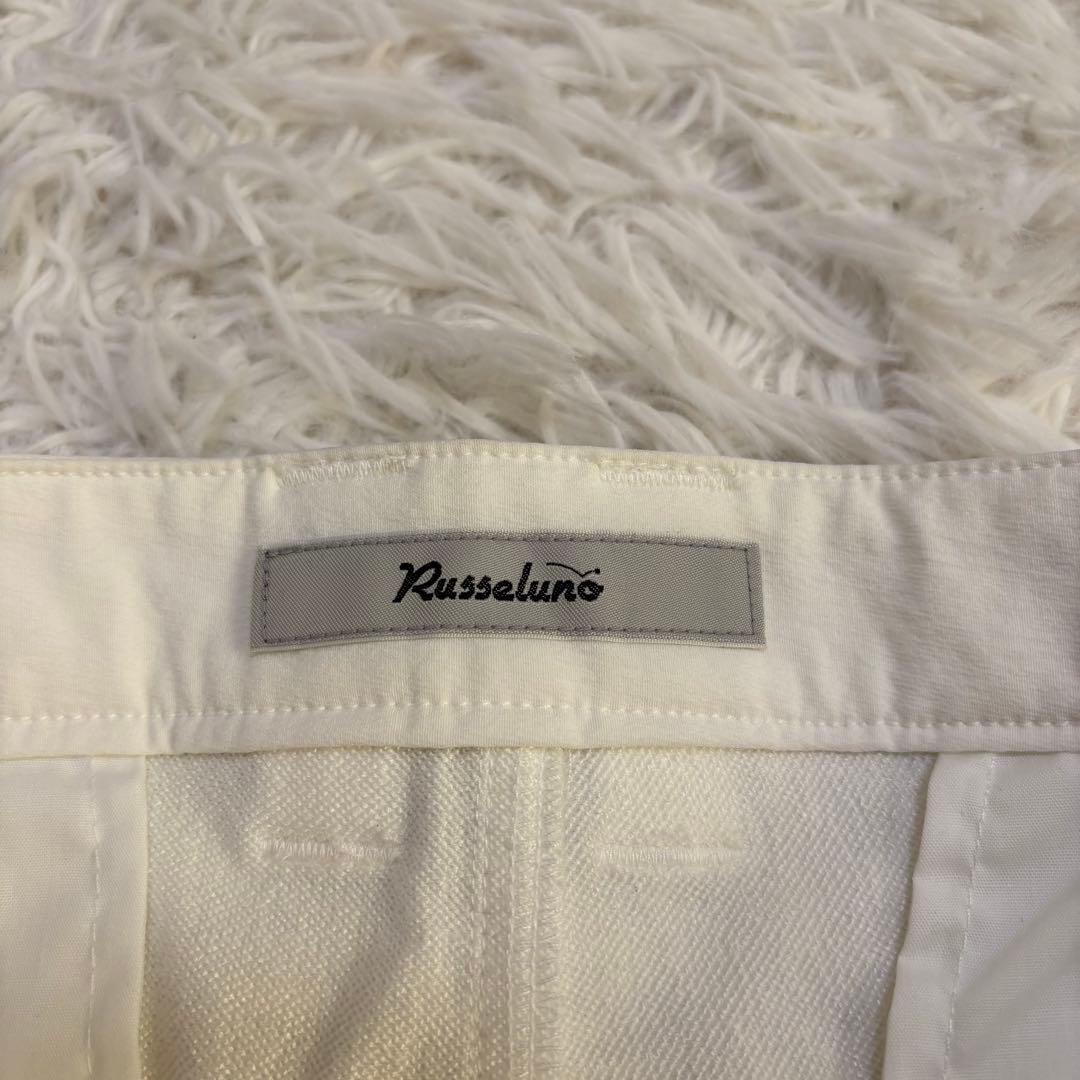 新品 ラッセルノ パンツ ホワイト ナイロン ストレッチ 防風 厚手 スキニー