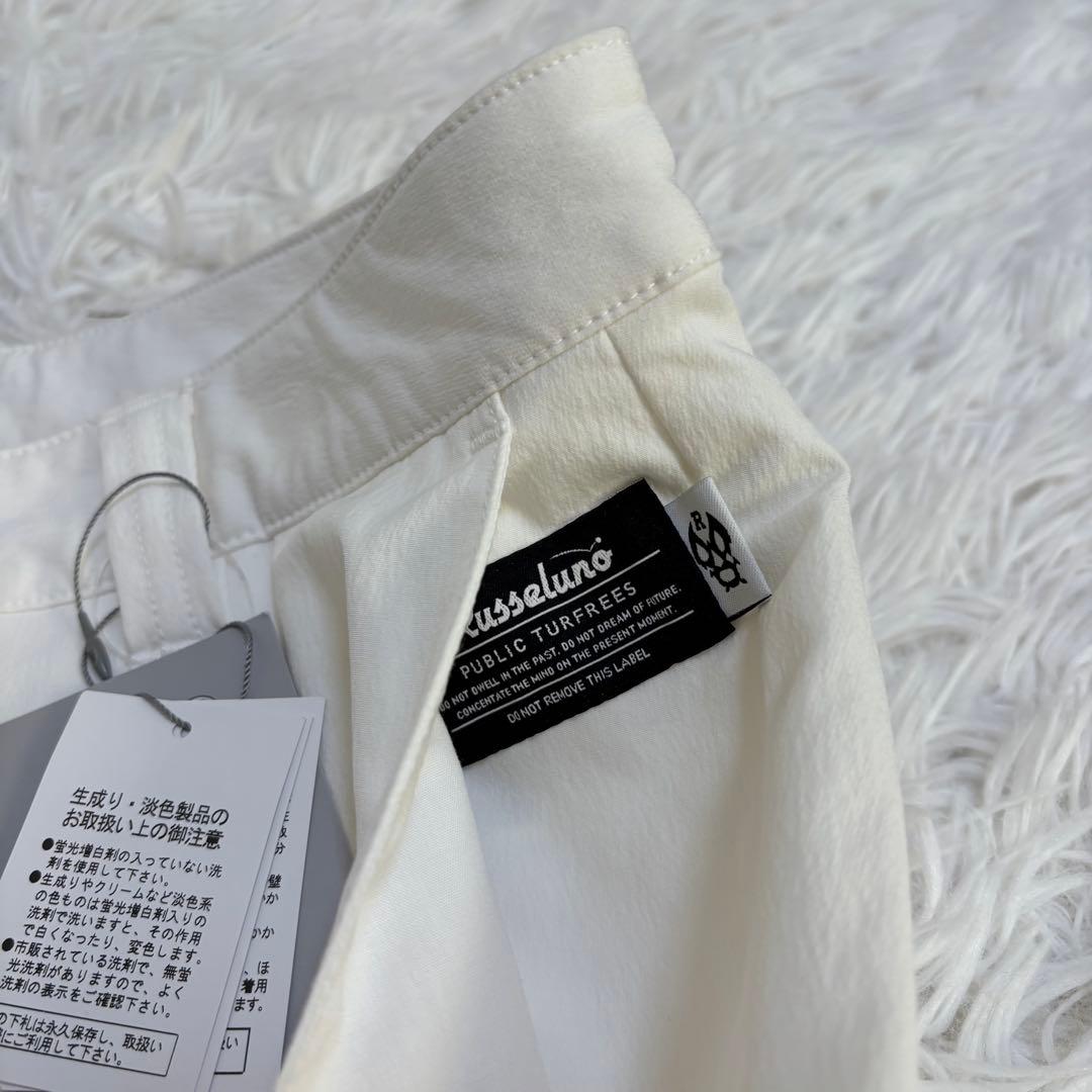 新品 ラッセルノ パンツ ホワイト ナイロン ストレッチ 防風 厚手 スキニー