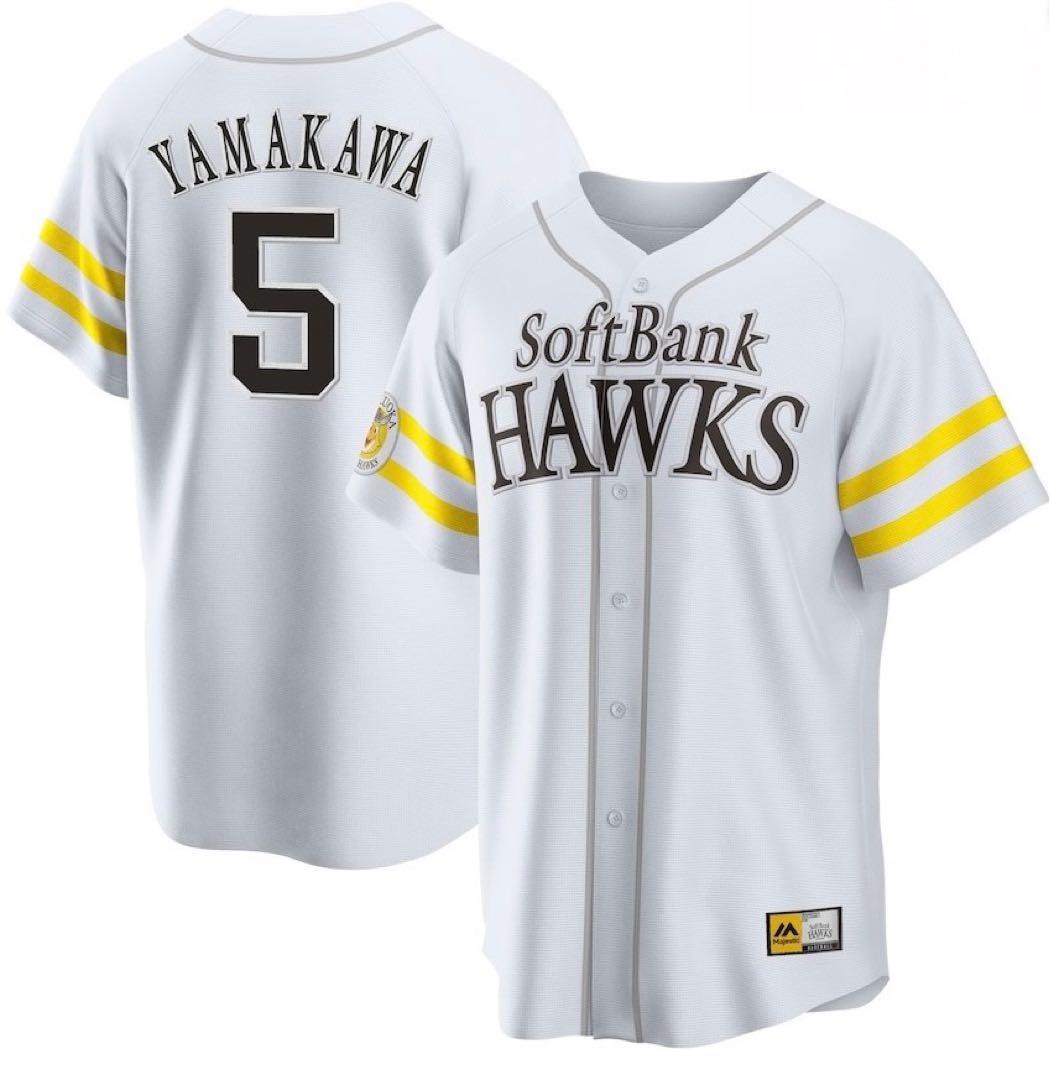 美品未着用　ソフトバンクホークス 山川穂高ユニフォーム　サイズXL