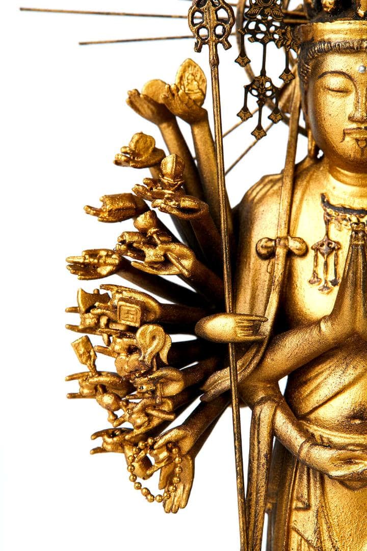 ★新品同様★イスム TanaCOCORO 掌 仏像 千手観音～慶派～★17