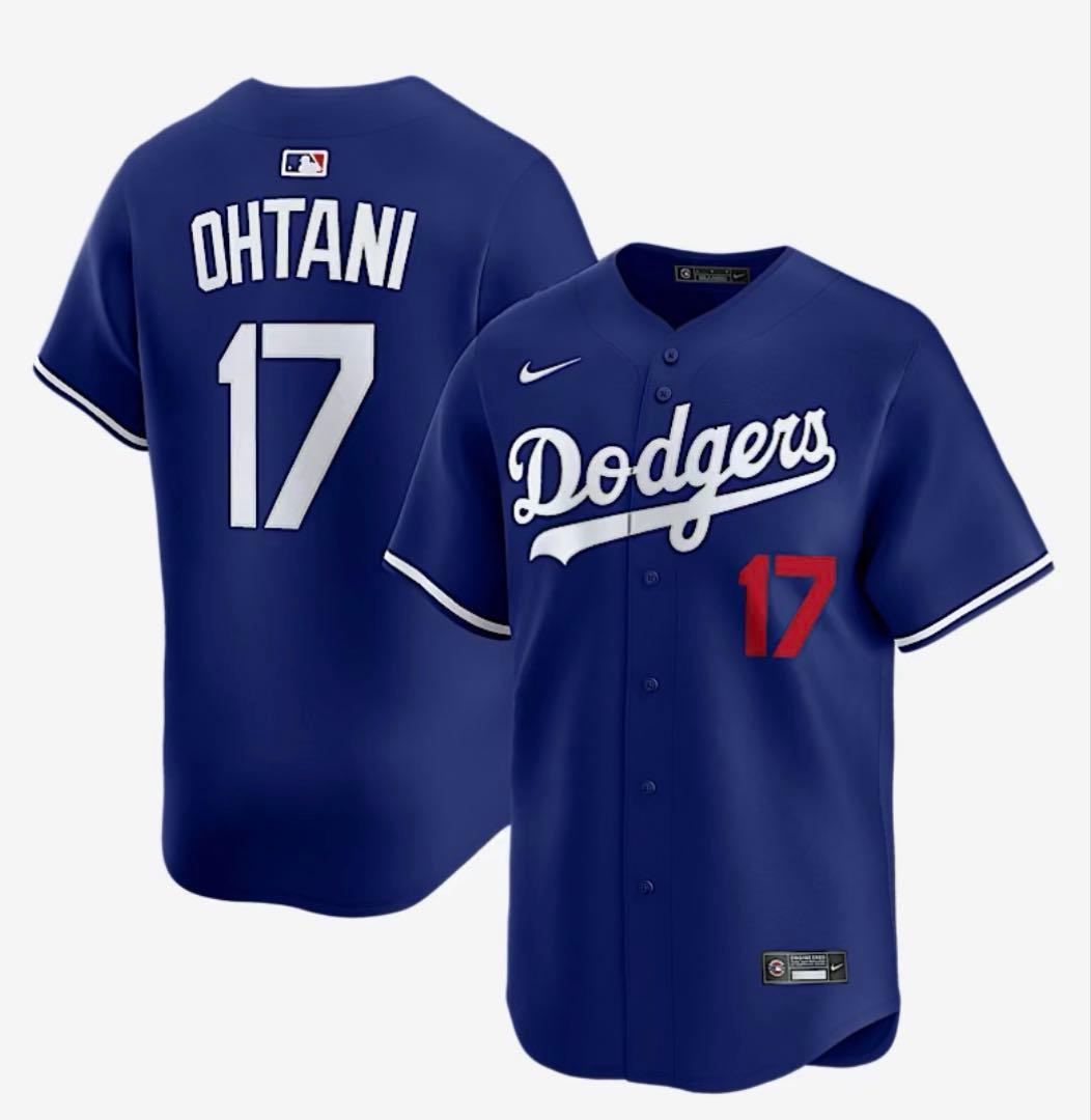 新品 ナイキ 大谷翔平 ドジャース ユニフォーム US Lサイズ ブルー