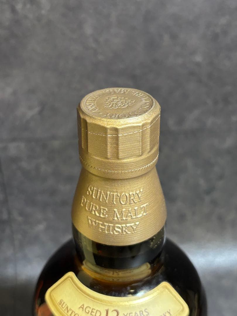 山崎 12年 ピュアモルトウイスキー 箱入り