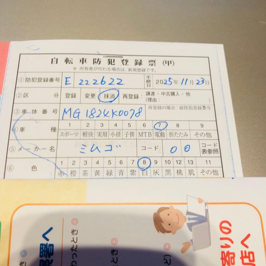 ミムゴ ロータイプ 電動アシスト三輪自転車 E-PARTON BEPN18-WH