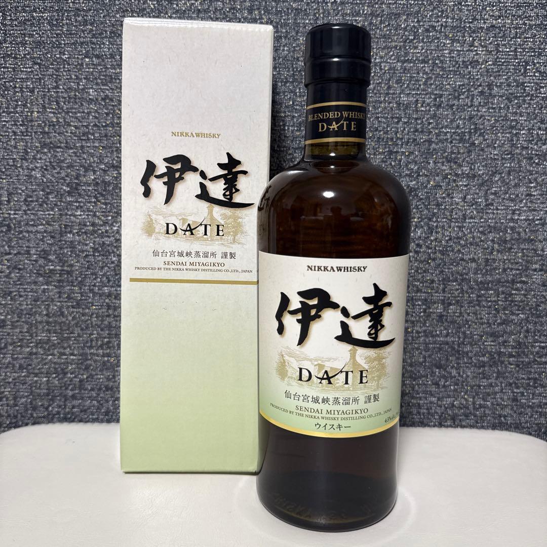 ニッカウイスキー　伊達　 シングルモルト余市50ml小瓶をおつけして