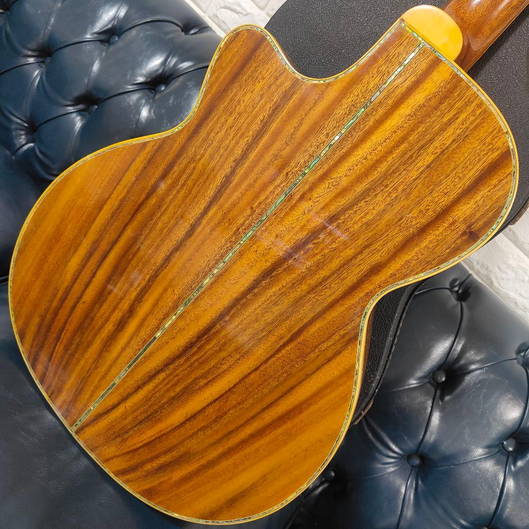 豪華アバロン！オールコア単板 アコースティックギター 龍インレイ フルコア 希少