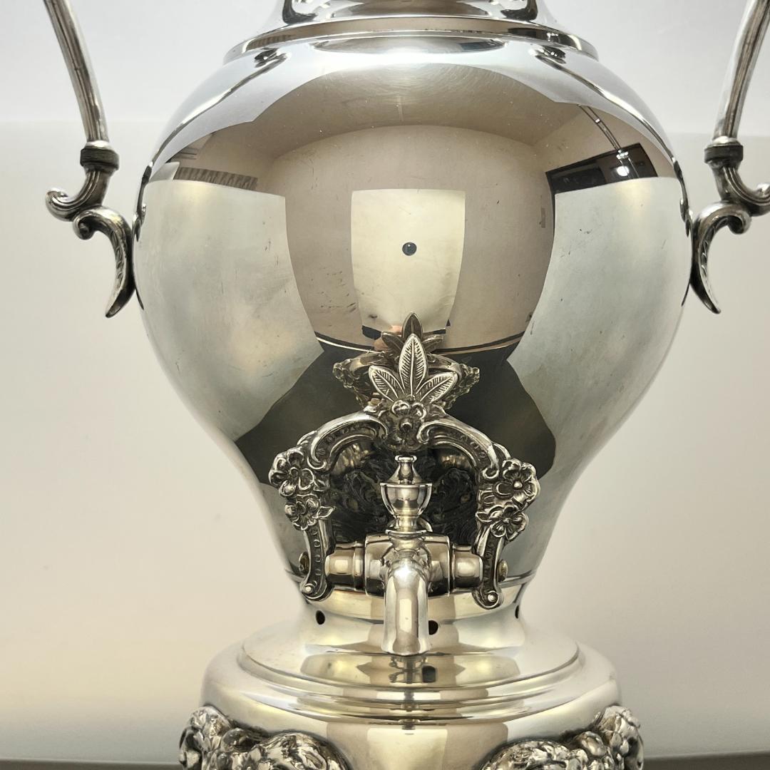 【Sheridan】 ビクトリアンのサモワール 【シルバープレート】 大型