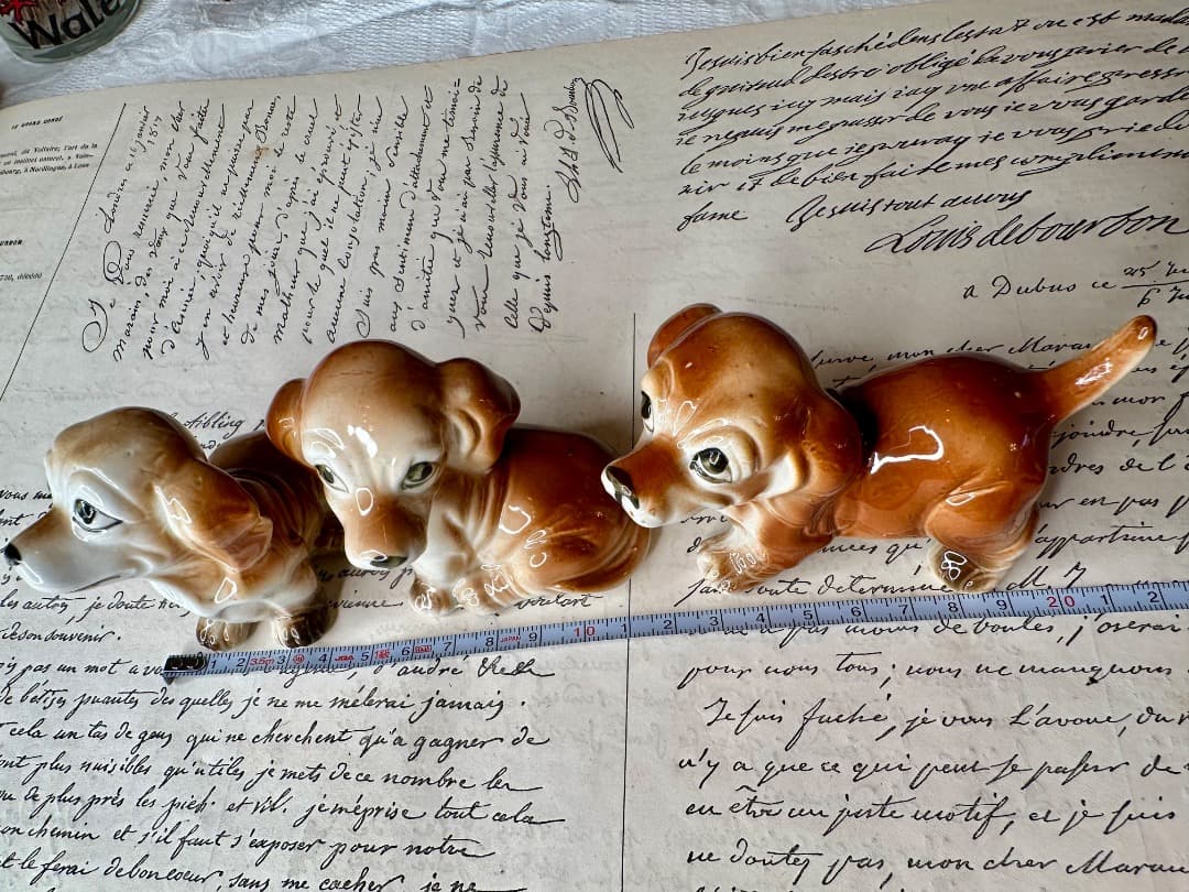 イギリス ヴィンテージ 陶磁器 可愛い犬のフィギリン ビーグル