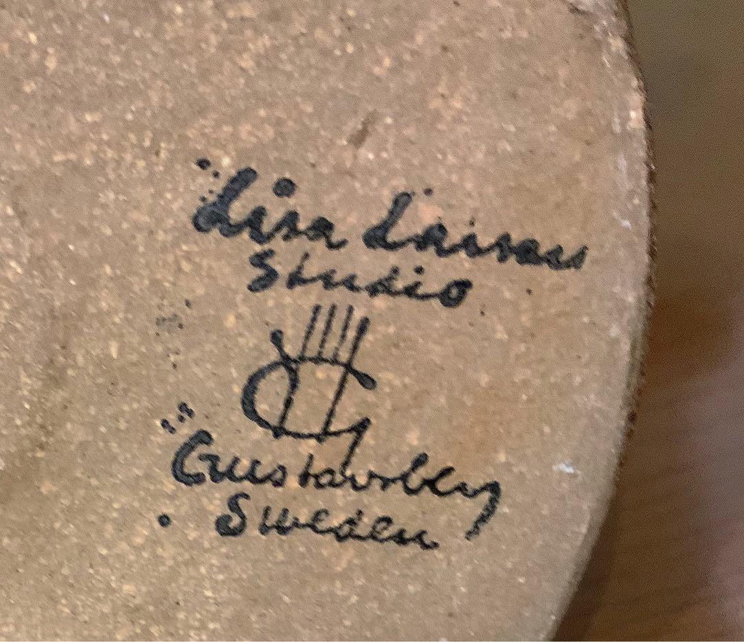 リサラーソン　メダリオン　ヴィンテージキャンドルホルダー置物