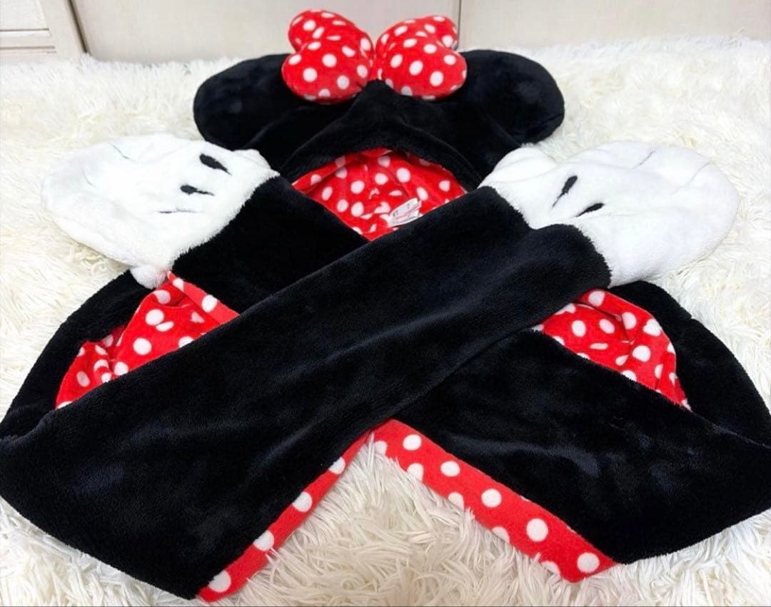 ミニーマウス マフラーキャップ ファンキャップ