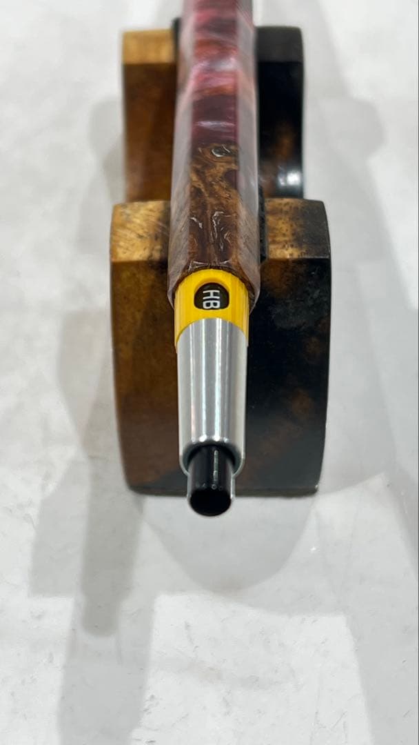 ぢゆ　pg5 ハイブリッドウッド9-9赤　六角軸　スリット加工