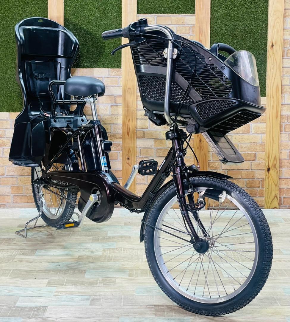 ブラウン系 大容量 パナソニック 子供乗せ電動アシスト自転車 H3333