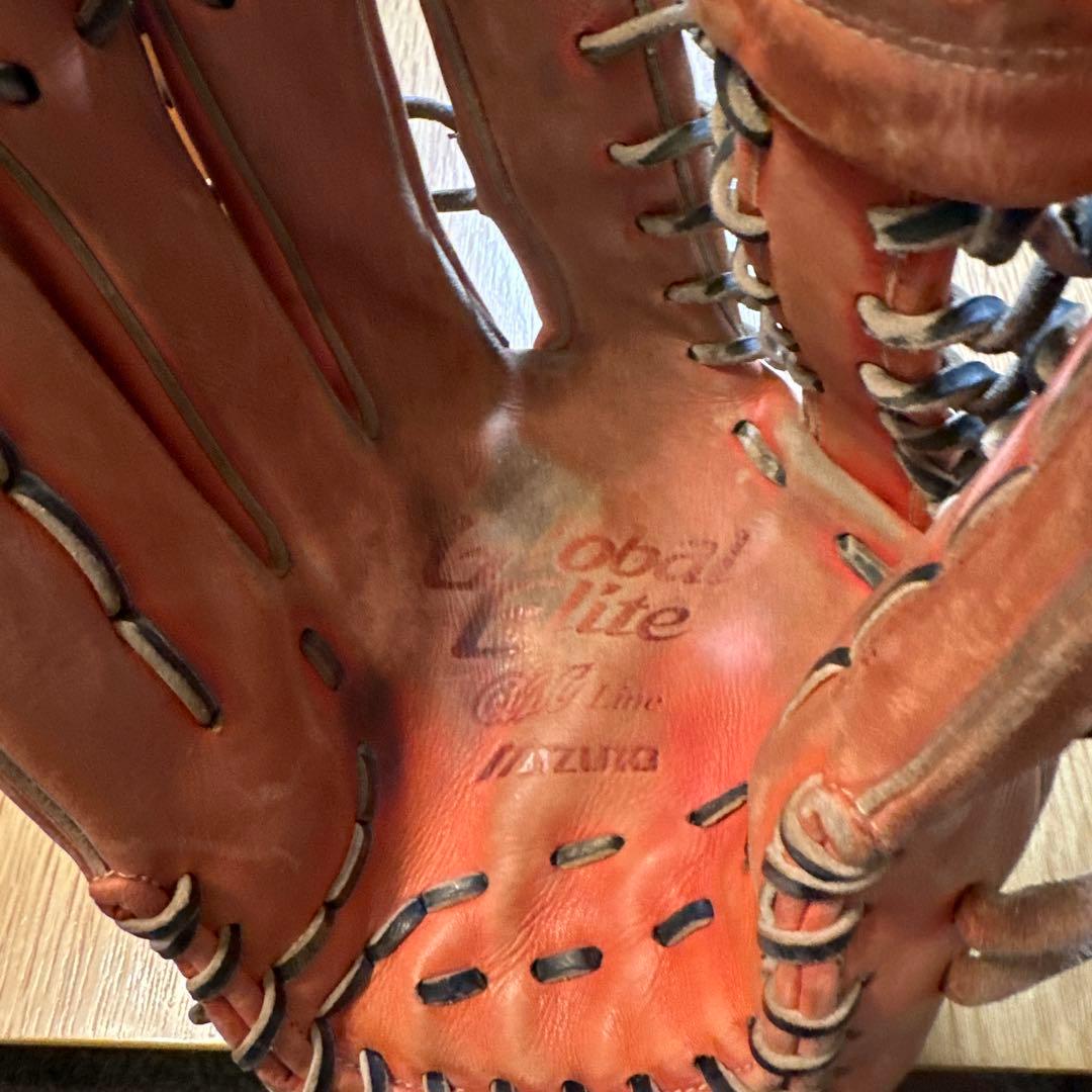 Mizuno 硬式グローブ ブラウン　Global Elite