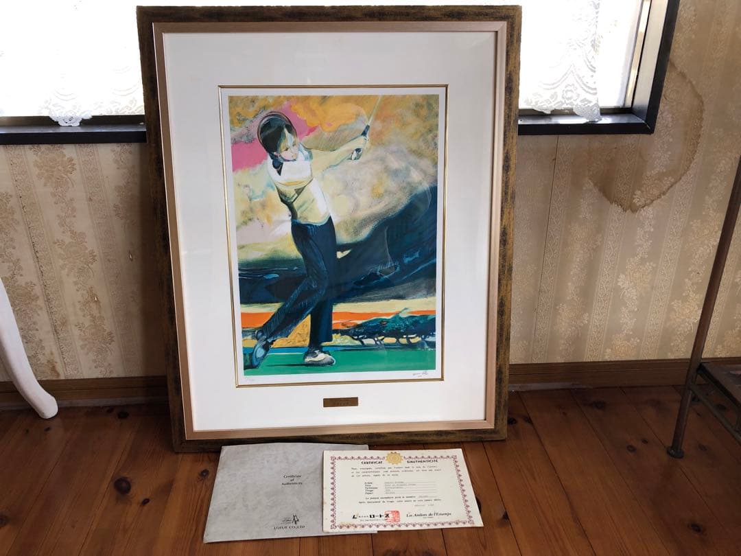 海外作品、アンビーユ、スイング、20/170 サイン、保証書付き。