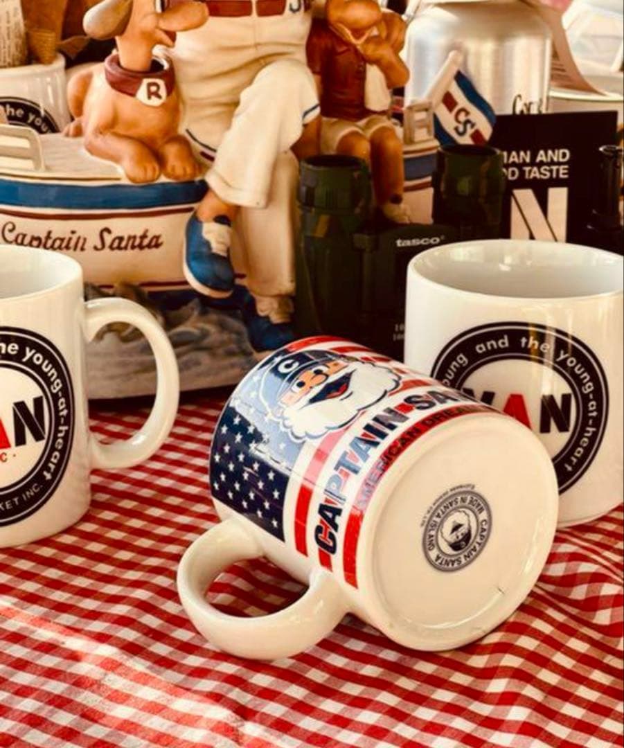 希少！キャプテンサンタ 初代陶器製マグカップ、アメリカン