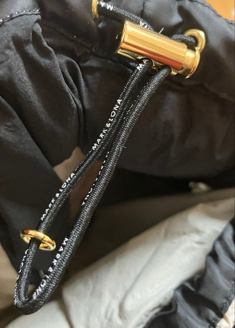 MARK AND LONA ダウンベスト グレー/ブラック　　サイズ46