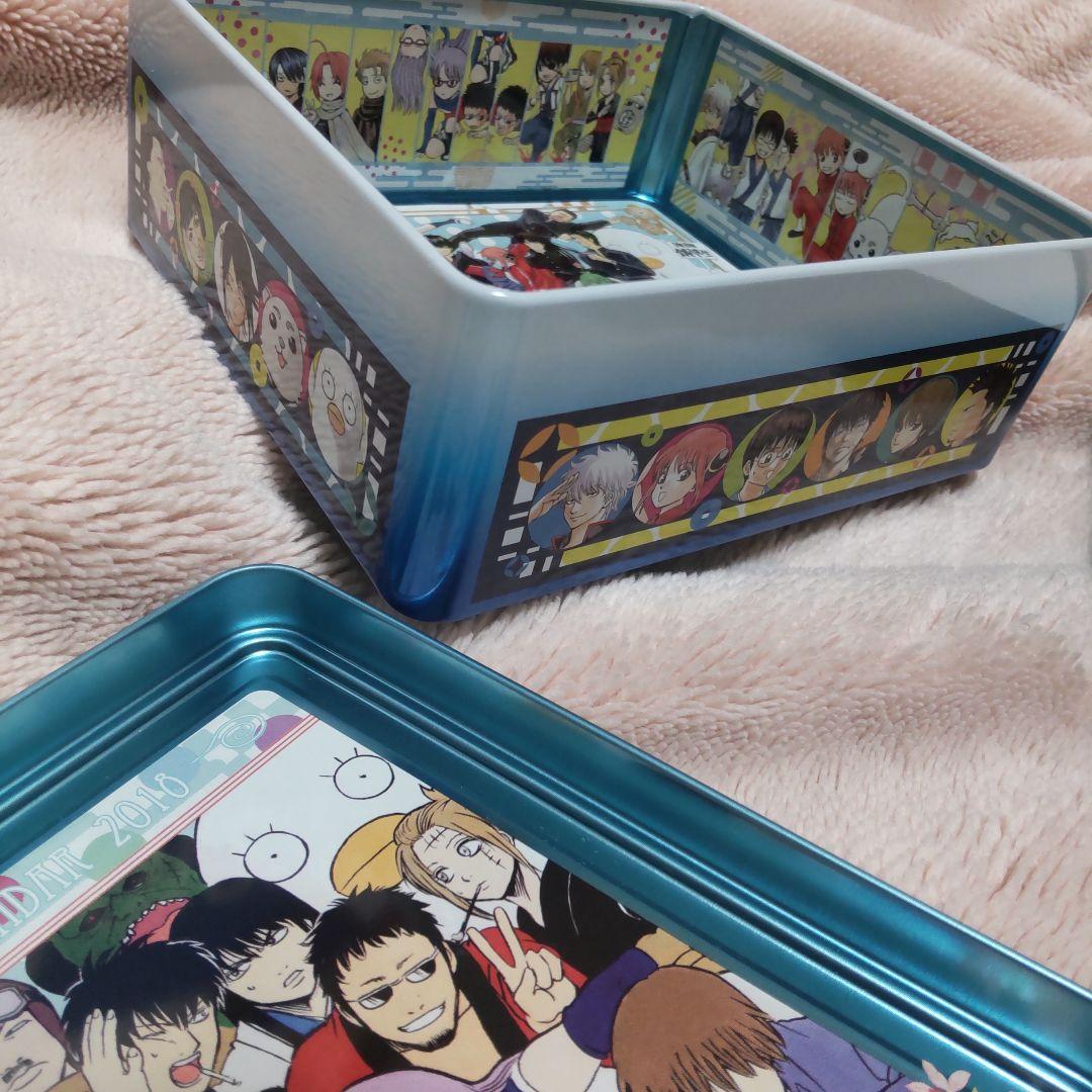 銀魂 2018年 缶入り日めくりカレンダー　水魂カレンダー　使用済、紙ケース付き