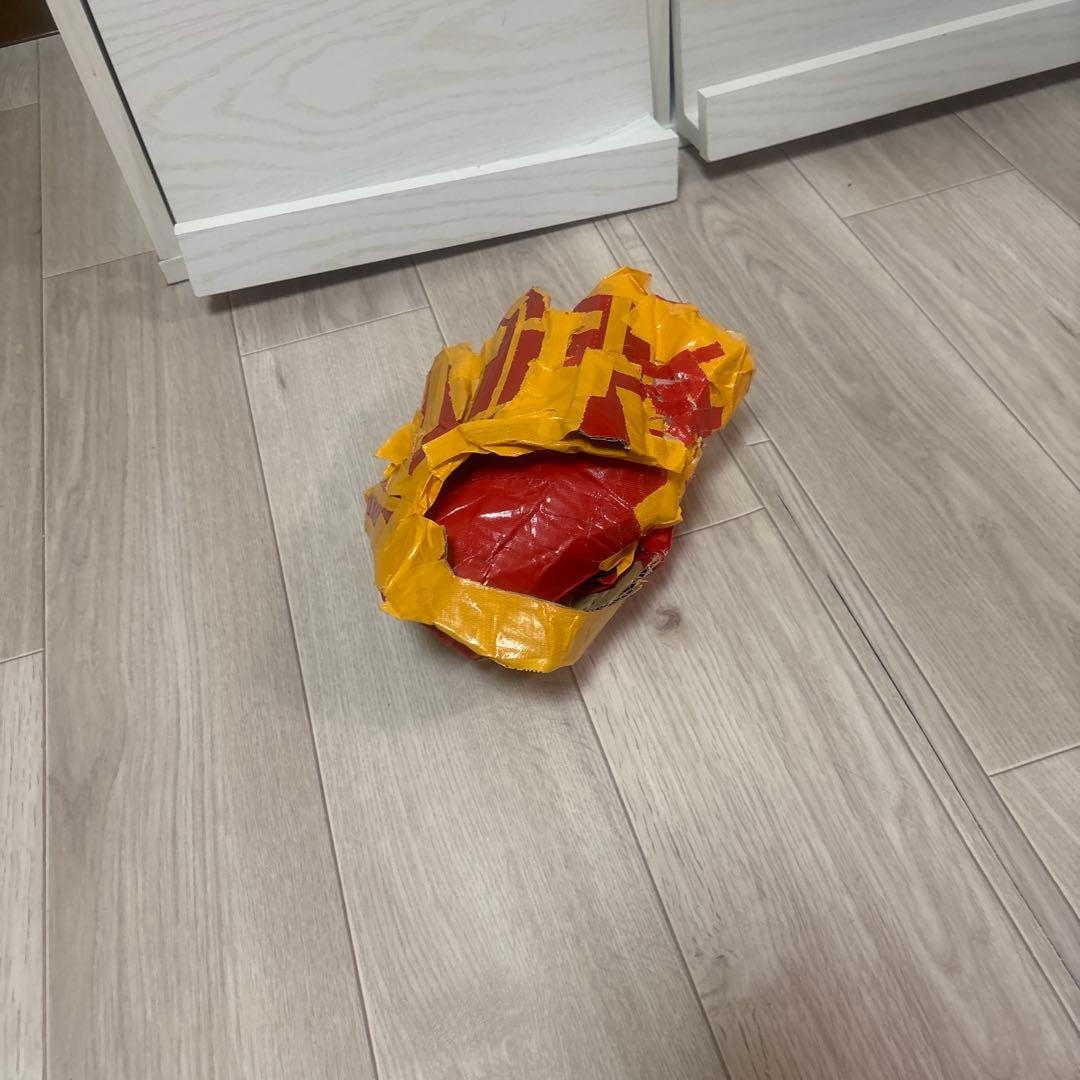 赤い野球グローブ　オールラウンド用 軟式不可ONA son