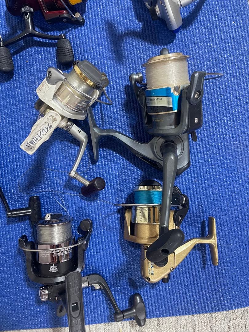 スピニングリール多数セット31個　ジャンク